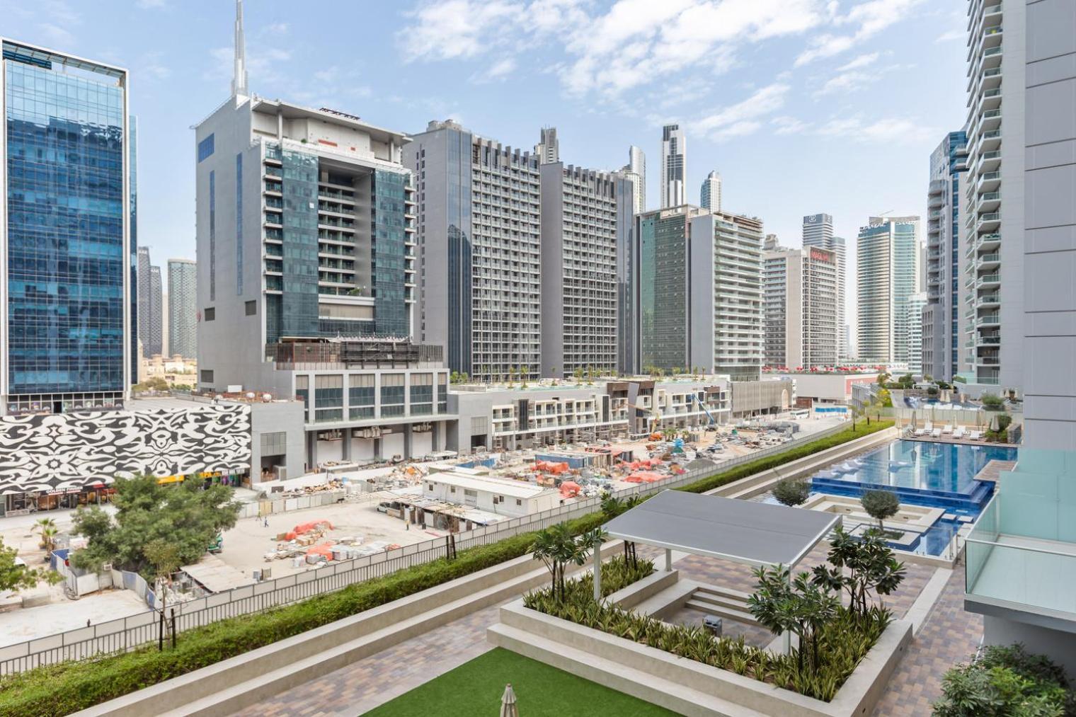 Blueground Vera Residences Bk View Pool Gym Dxb-1263 Apartment Dubai